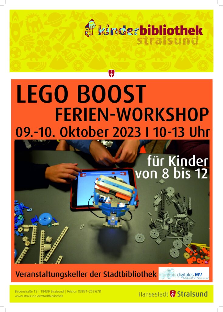 09.-10.10. LEGO BOOST Ferienworkshop